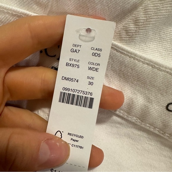 J crew Classic straight jean in white - Picture 5 of 7